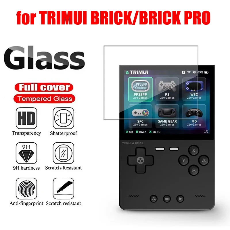 Tempered Glass for Trimui Brick Pro Anti-scratch Screen Protective Film for Trimui Brick Pro Glass Accessories