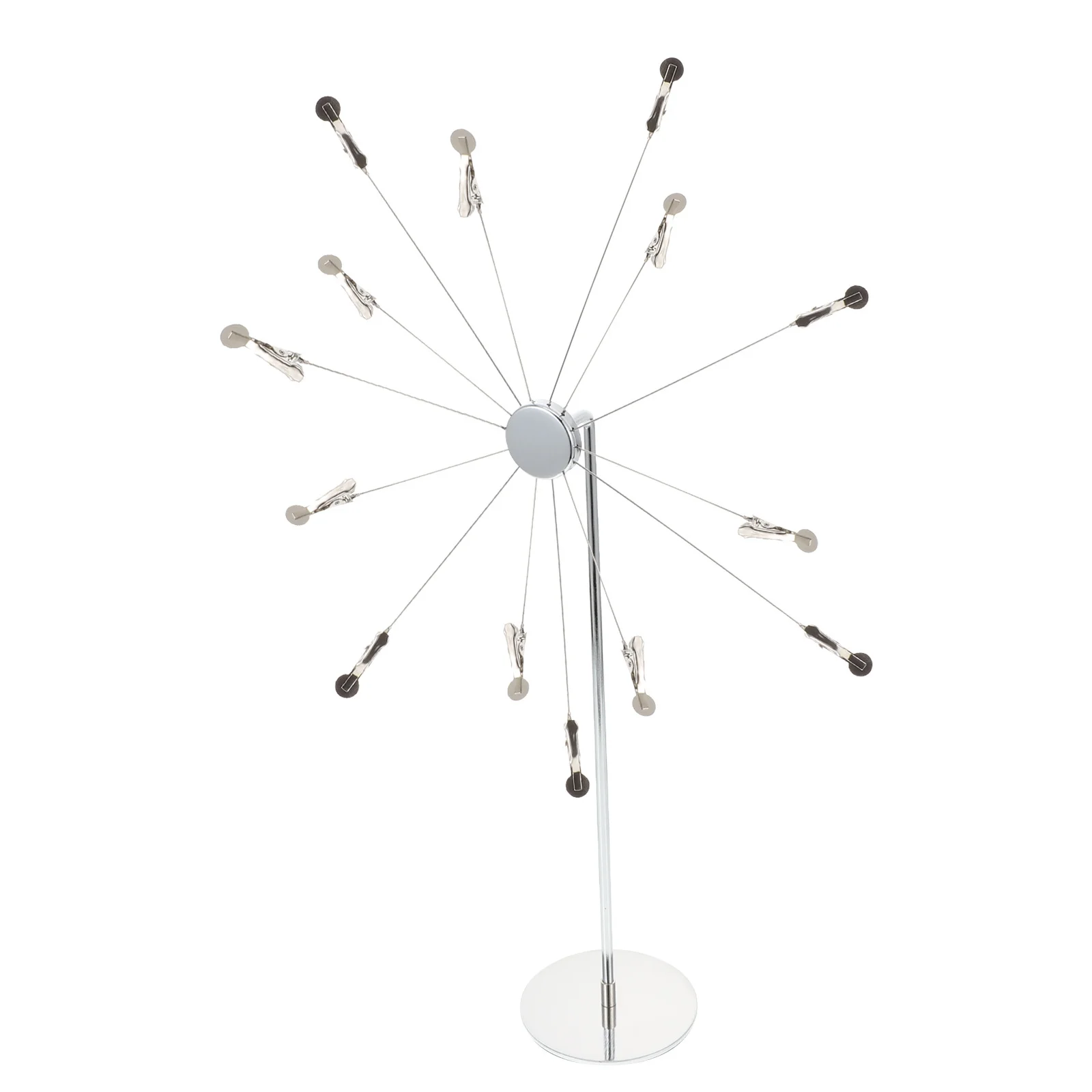 

Unique Sky Wheel Shape Desktop Photo Clip 14 Clips Practical and Beautiful Home Office Decoration Gift Choice Photo Stand