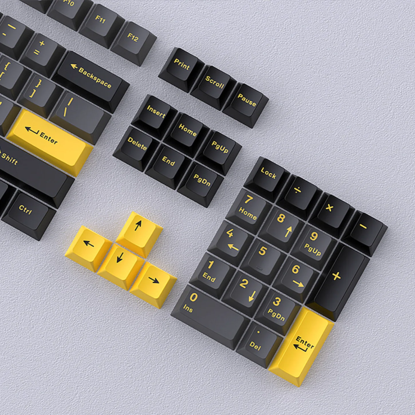 

Cherry Keycap Set PBT 126 Key Splicing Color Keyboard Keychain Suitable for 61/75/87/104/108 Gaming Mechanical Keyboard