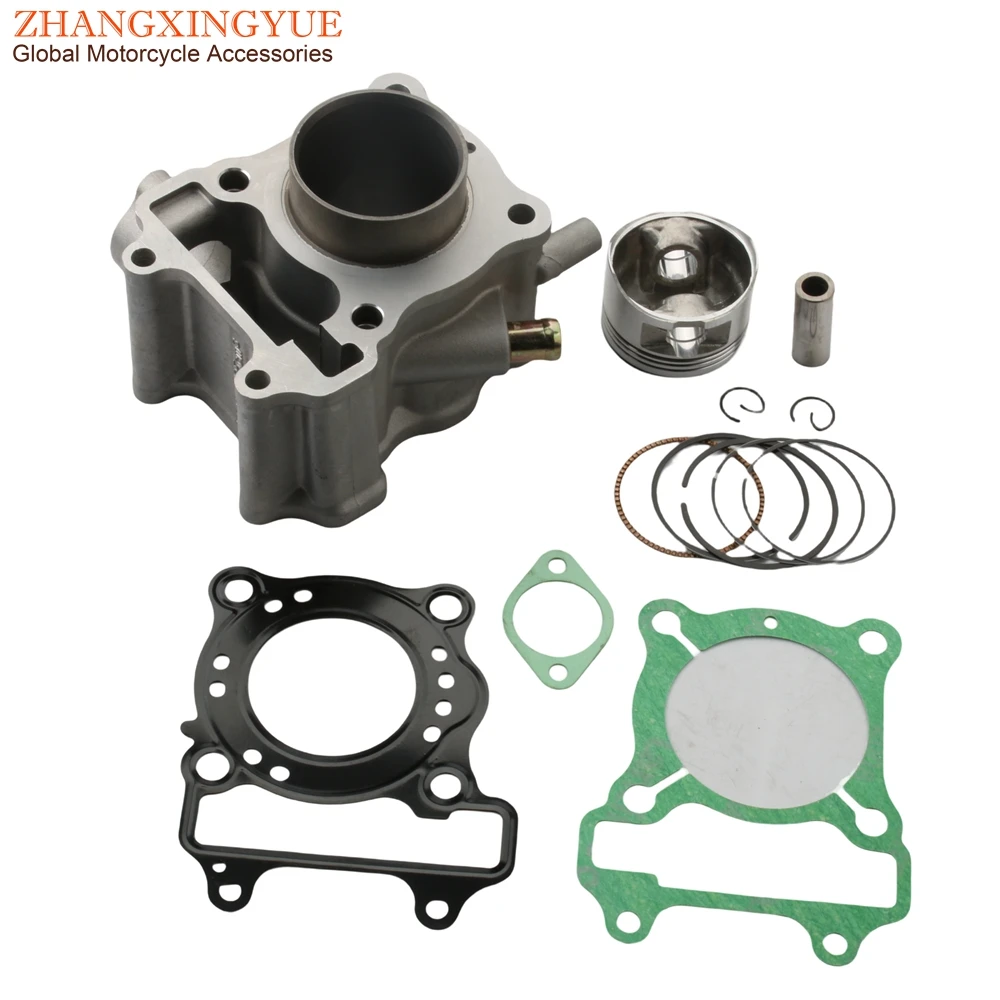 Scooter Cylinder Kit For Honda Sh Ses Dylan PS125 SH125 Nes Pes 125cc 12100-KGF-910 100080450 52.4mm /14mm 4 Stroke