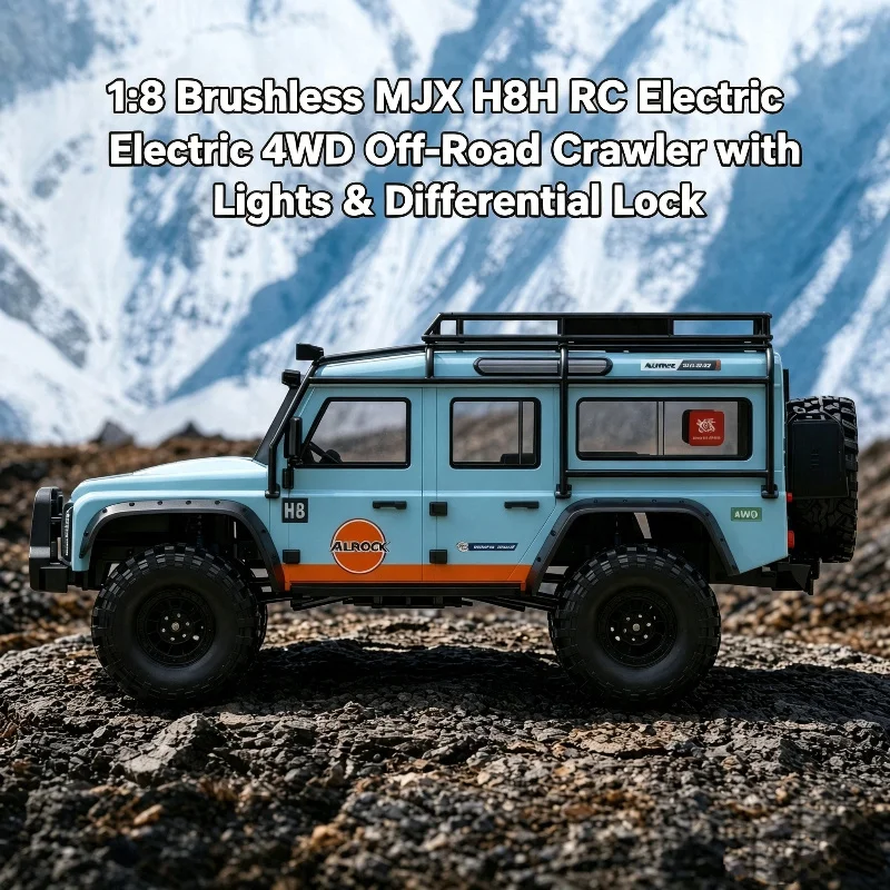 Hot 1/8 MJX H8H Xiangxi FOC Remote Control Brushless Simulation Off-Road Climbing Vehicle 4WD High-Low Speed RC Model With Light