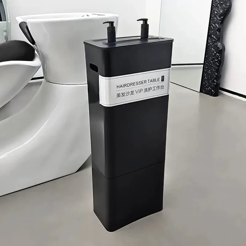 New Trendy Barber Shop Wash Workbench Hair Salon Shampoo Storage Cabinet Special Box for Hairdressing Shops Internet