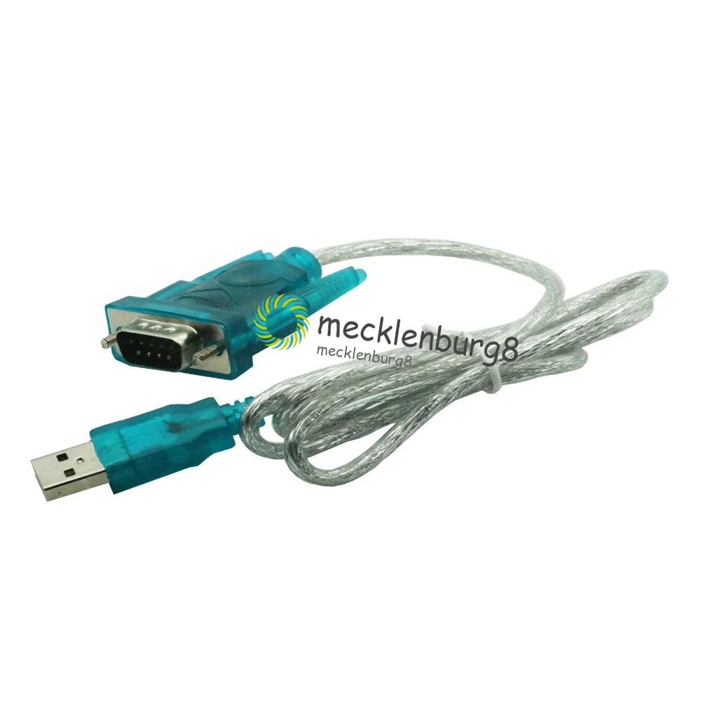 New CH340 USB to RS232 COM Port Serial 9 Pin DB9 Cable Adapter Support Windows7 For PC PDA GPS Wholesale