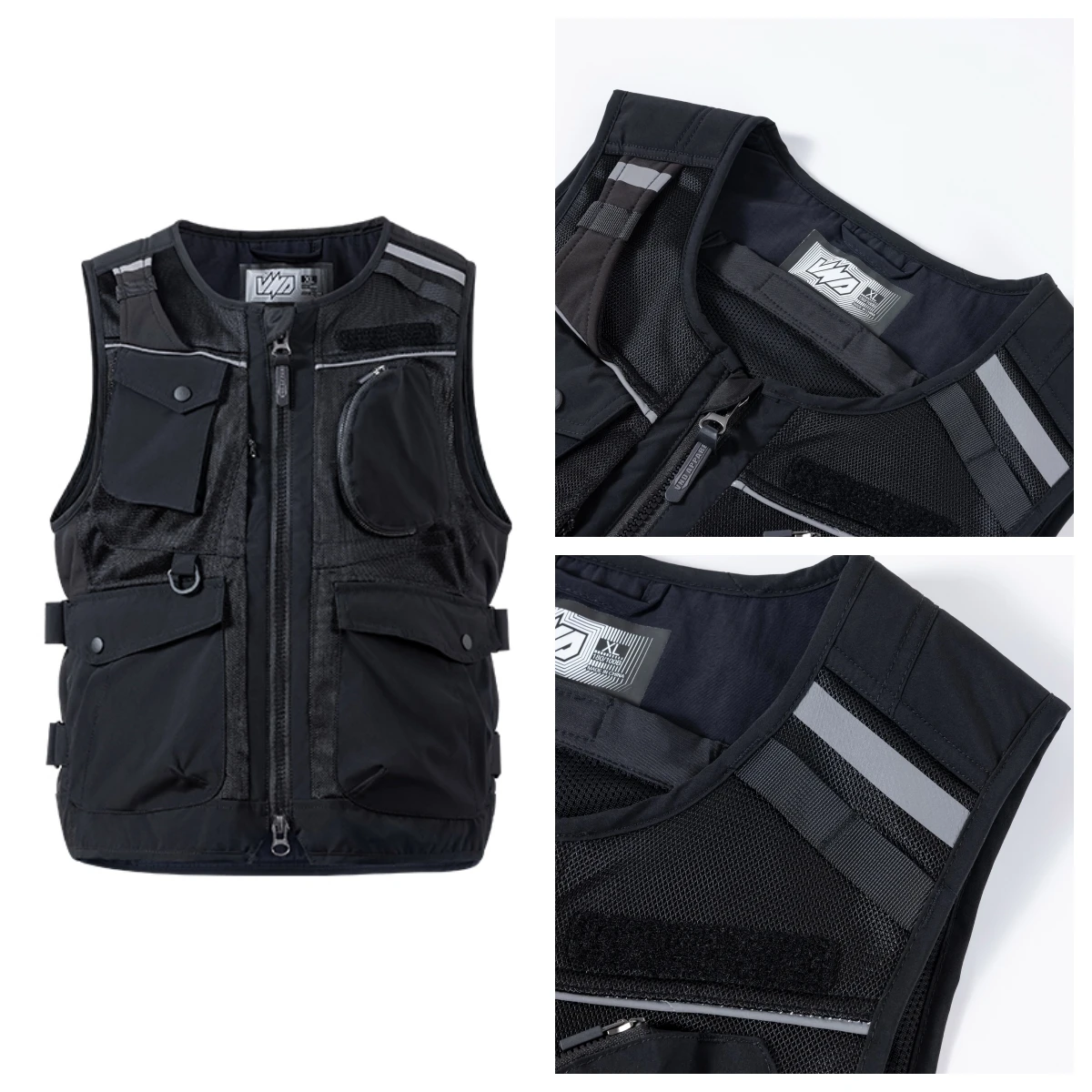 

VEMAR New Cycling Tactical Commuting Vest Features Multiple Pockets for Large Capacity Convenience Motorcycle Outdoor Vest