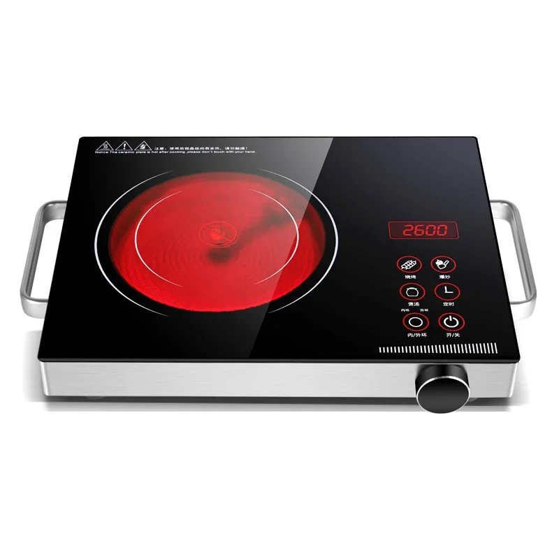 Electric ceramic stove for home cooking, barbecue, hot pot, tea making, intelligent induction cooker