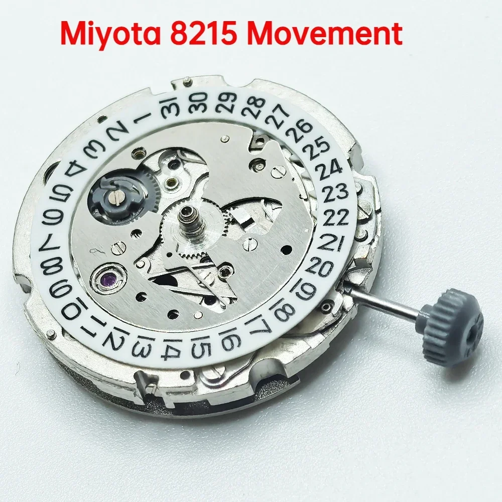 Miyota 8215 Watch Movement Automatic Replace Mechanism 21 Jewels High Accuracy Tool Parts No Second Hand Stop Function