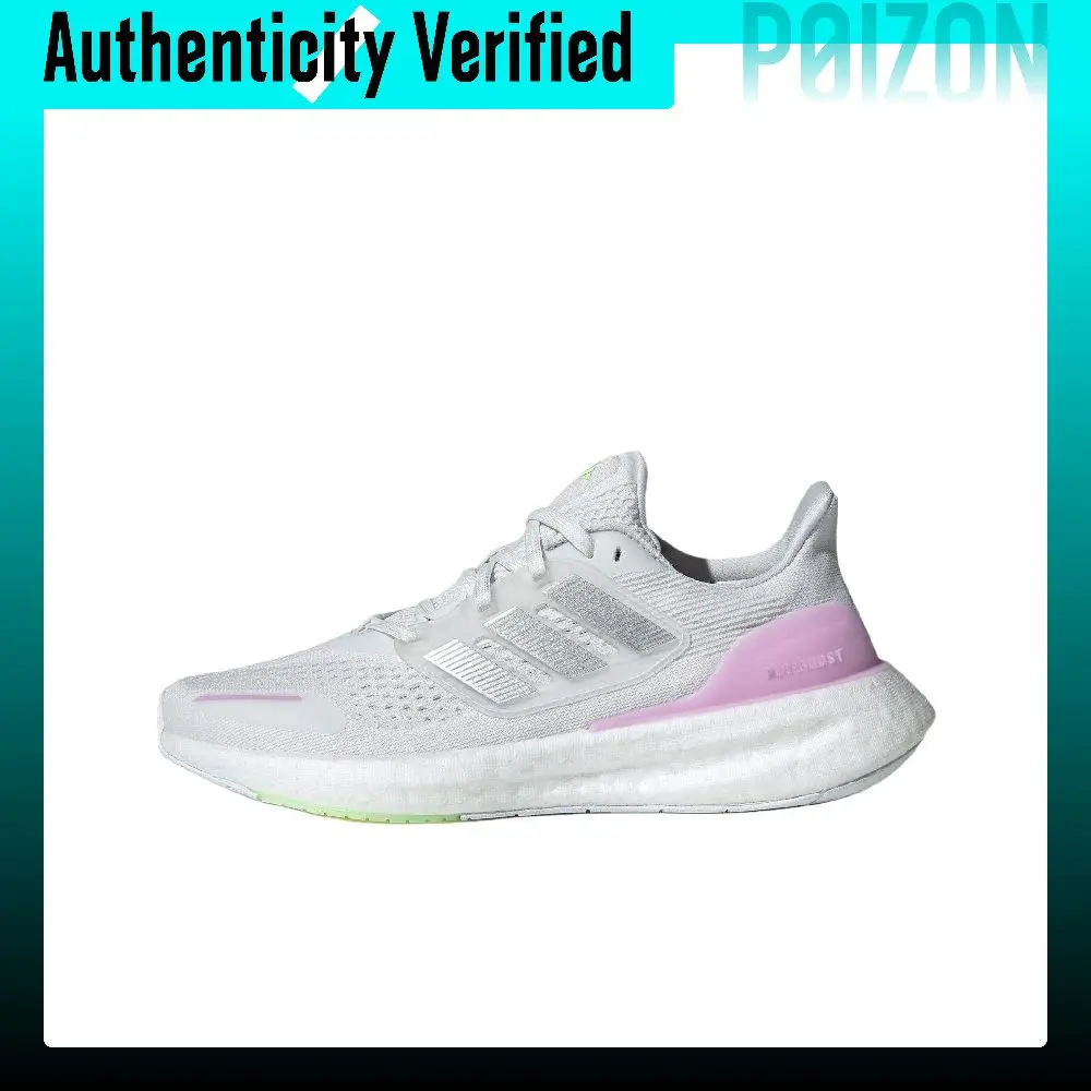 adidas-pureboost-23-low-top-boost-zapatillas-de-entrenamiento-informales-para-mujer-gris-purpura-ih7675