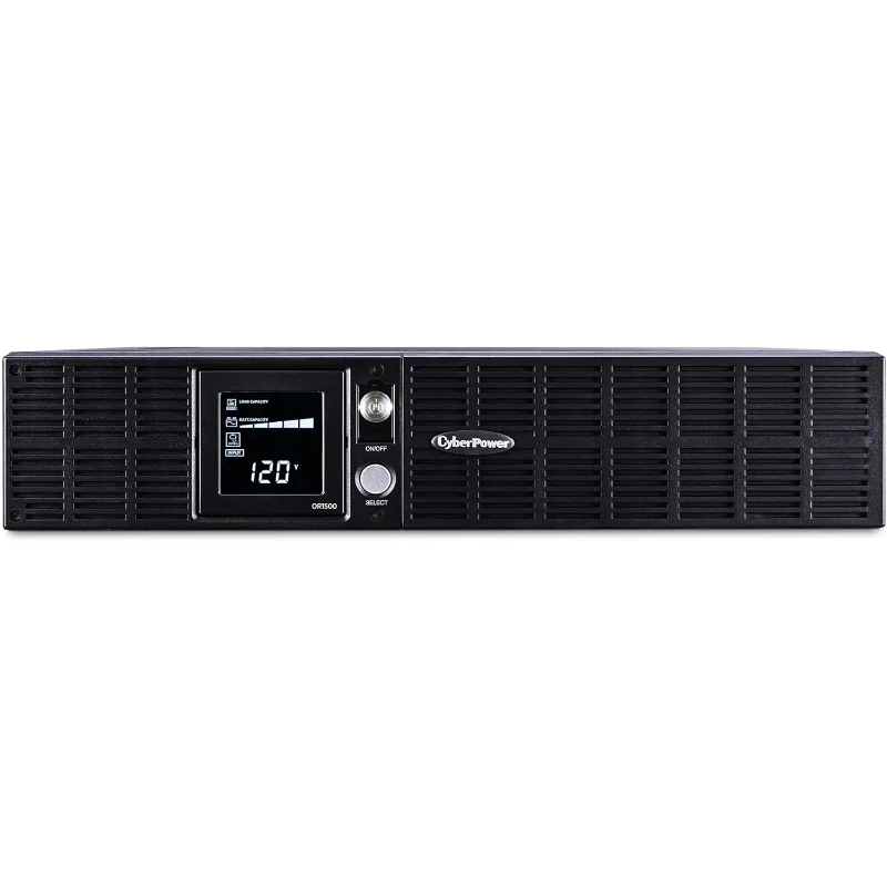 

CyberPower OR1500LCDRT2U Система ЖК-ИБП Smart App, 1500 ВА/900 Вт, 8 розеток, AVR, стойка 2U/бажа