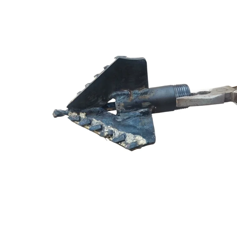 

1PC Water Well Drilling Super Hard Alloy Drill Bit/Electric Drilling Rig/3 Wing Rock Drill Bit One Inch Drill Pipe