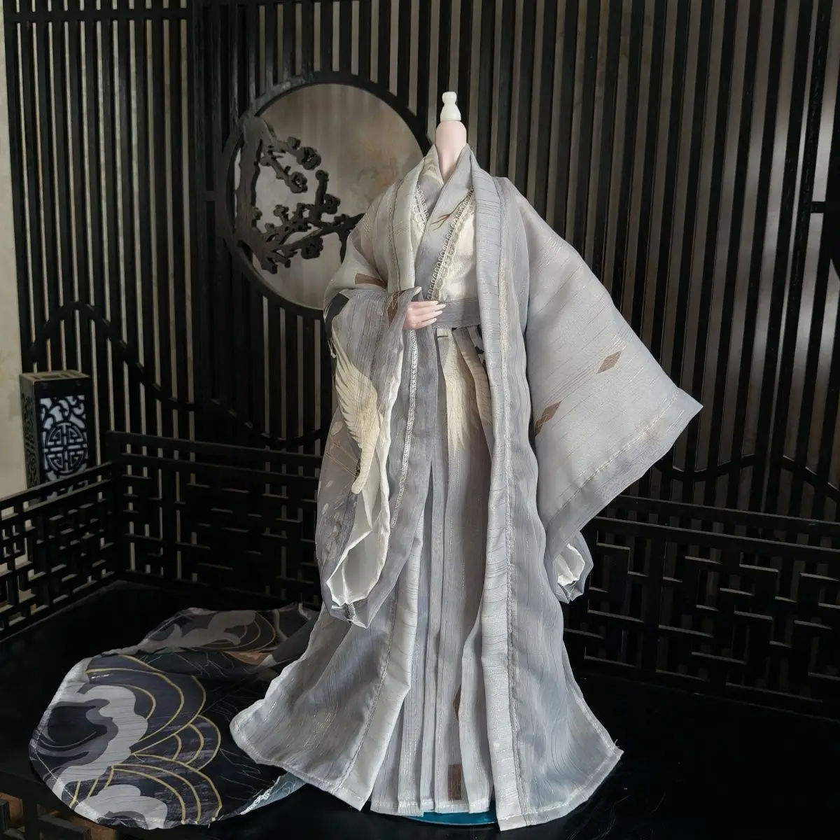 

1/4 Doll's Clothes Suit for 45cm Bjd Doll China Ancient Style Hanfu Clothing Dress Up Toys Play House Doll Accessories, No Doll