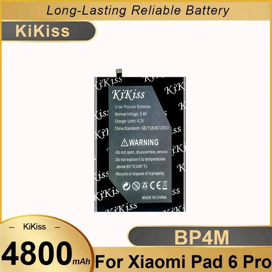 

BP4M Большая емкость 4800 мАч для долговечного аккумулятора планшета Xiaomi Pad 6 Pro