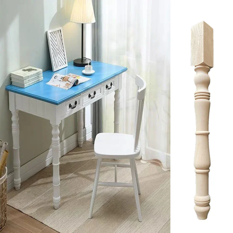 1PC Height 45-75cm Solid Wood Furniture Leg Furniture Accessories Sofa Bed Cabinet Table and Chair Replacement Feet Sloping Foot