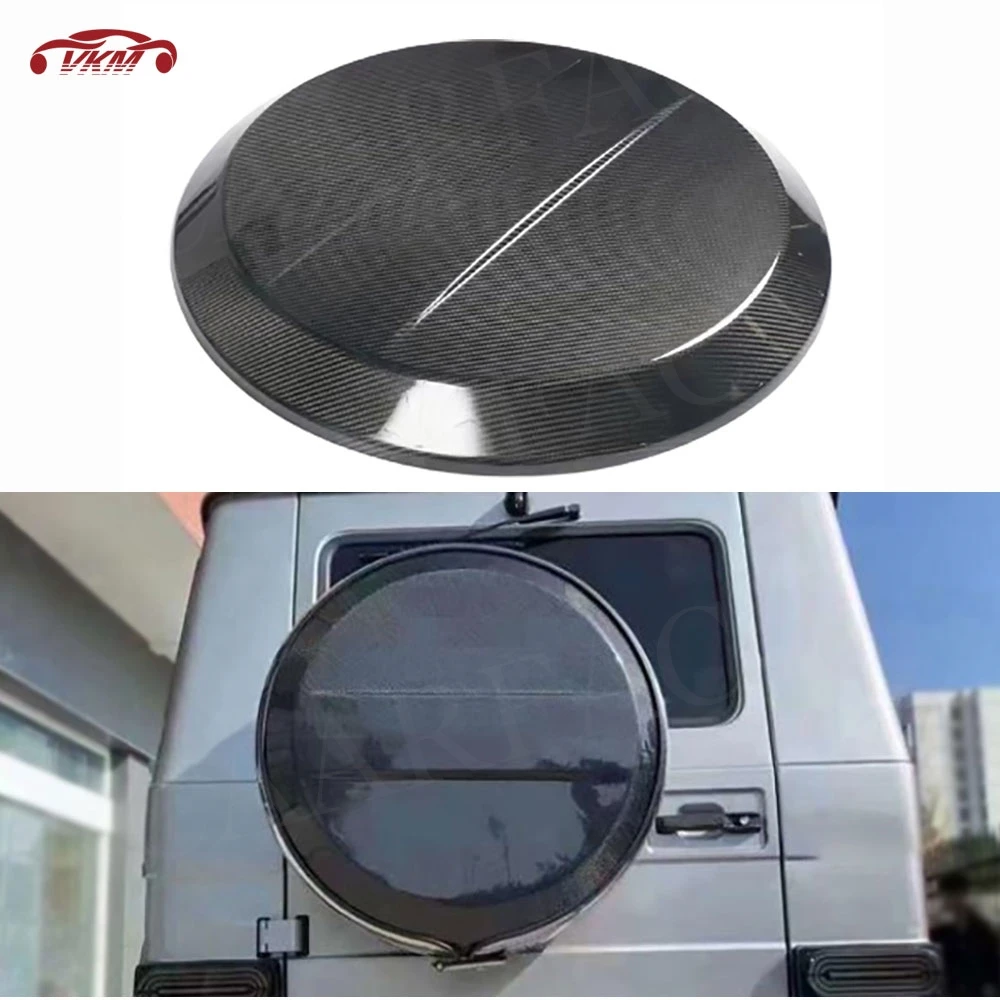 

Car Spare Wheel Tire Trim Cover for Mercedes Benz W464 G500 G550 G63 AMG 1998-2023 Forged Carbon Fiber Body Kit Accessories