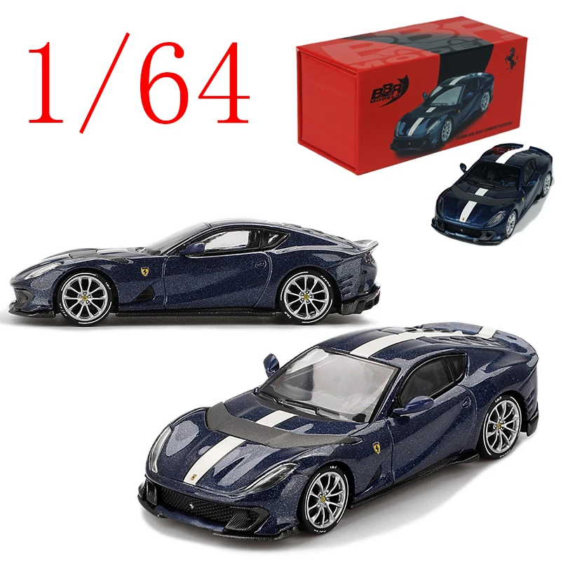

BBR литая под давлением модель автомобиля из сплава Ferrari в масштабе 1/64, игровые автомобили Ferrari 812, игрушки для мальчиков, подарок, оригинальная коробка