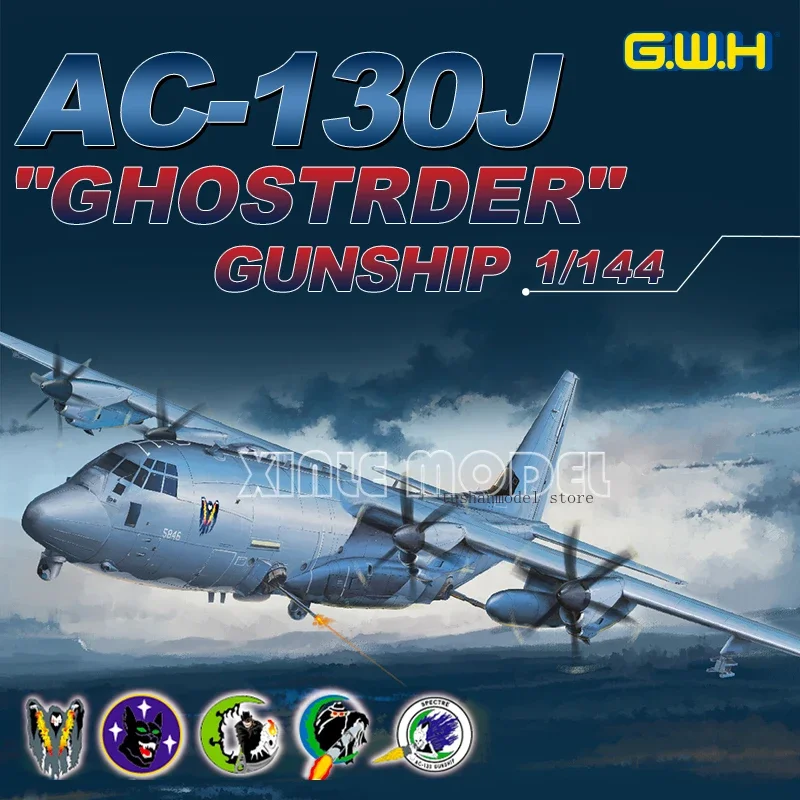 

Great Wall Hobby L1012 AC-130J "Ghost Rider" Heavy Ground Attack Aircraft 1/144 Assemble Aircraft Plastic Model Kit