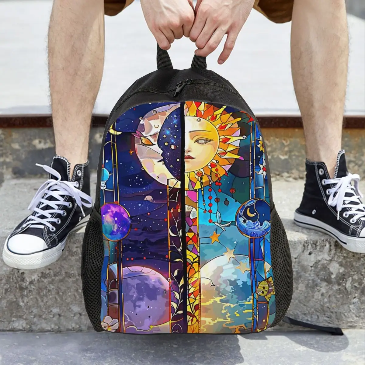 

Модный рюкзак Sun Moon Boho Cosmos Astrology, Лидер продаж, рюкзак большой емкости, школьная сумка, сумки на плечо для мужчин и женщин