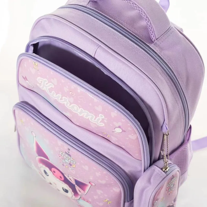 Sanrio Lightweight Backpack for Student Cute School Bag with Pen Bag Large Capacity Durable Luxury Designer Bag Top Quality