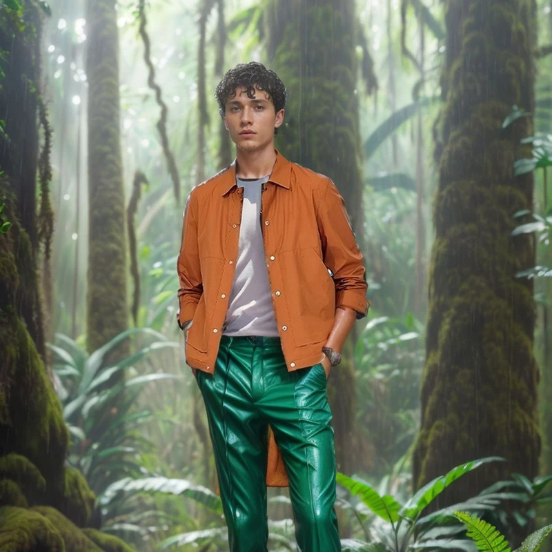 Spring and Autumn New European and American Men's Jacket Jacket Solid Color Simple Shirt Casual Jacket Men's Top Temperament