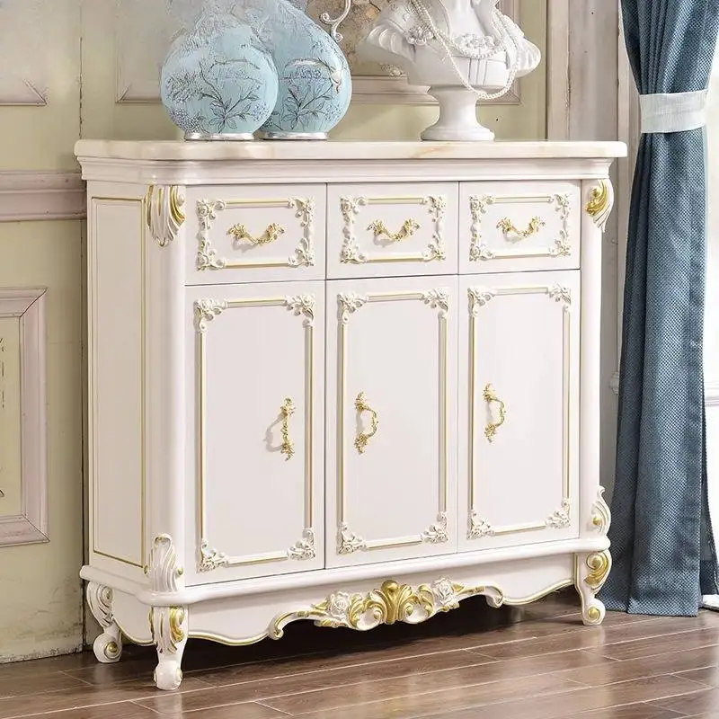 

Gold Strong Shoe Cabinet Thin Design Dustproof Living Room Shoe Organizer Storage Wooden Modern Porta Scarpe Furniture For Home