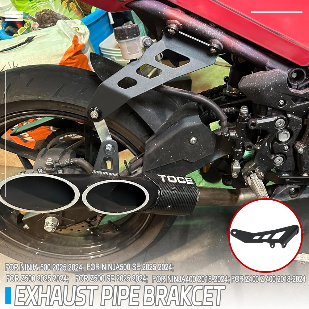Für Z400 Ninja400 Z500 Ninja500 2018 2019 2020 2021 2022 2023 2024 2025 2026 Motorräder Zubehör Auspuff Aufhänger Halterung