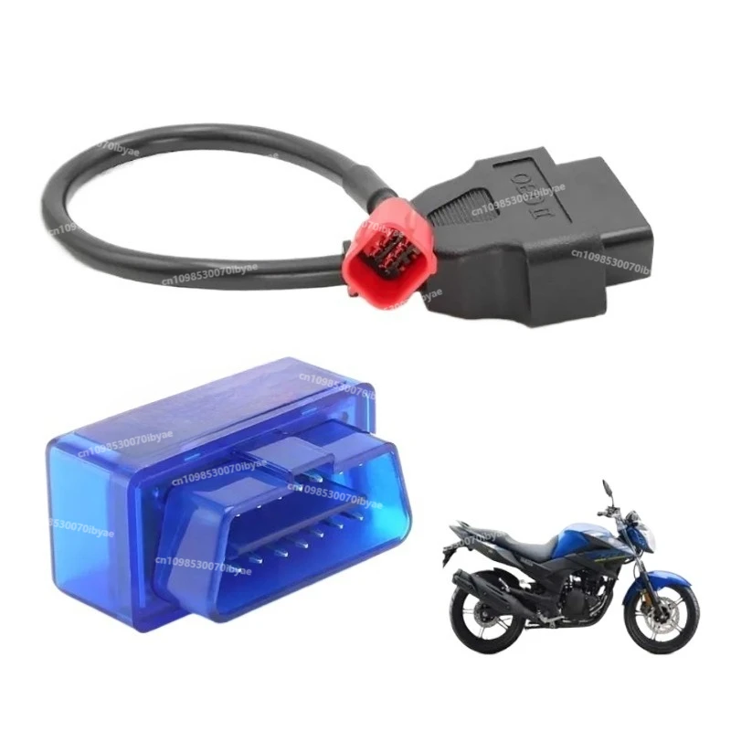 OBD2 16PIN ELM327 for 6pinIV Motorcycle Car Diagnostic Tool