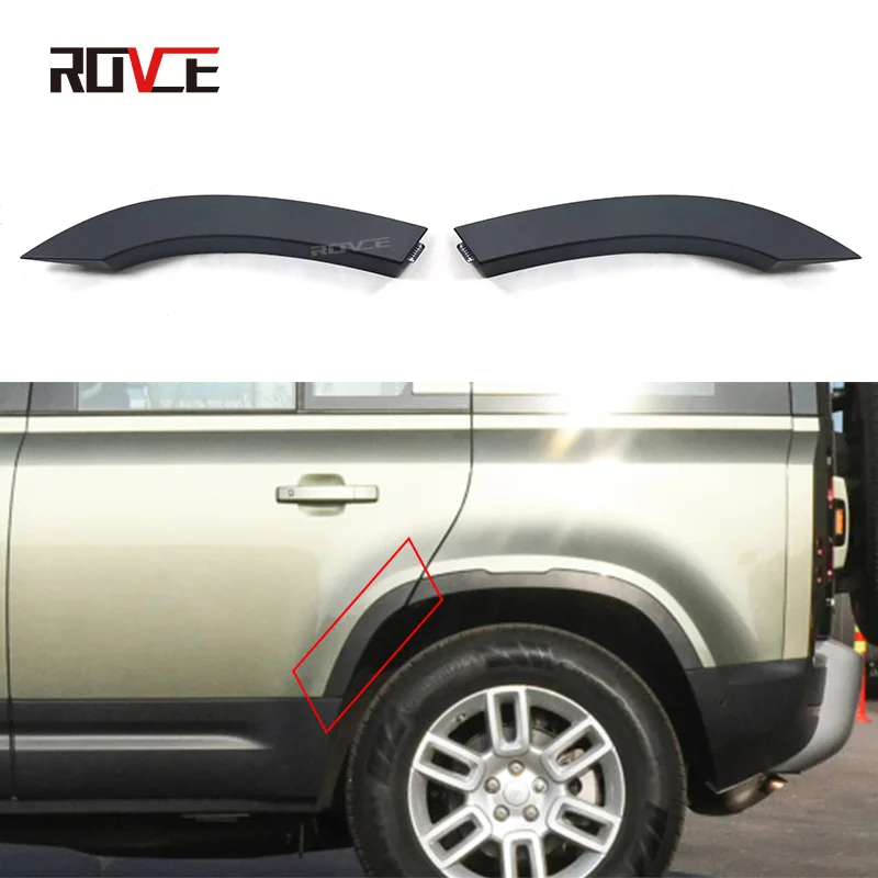 

ROVCE Fender Arch Wheel Eyebrow Protector For Land Rover Defender 2020 2021 2022 2023 Wheel Cover Car Styling Accessories