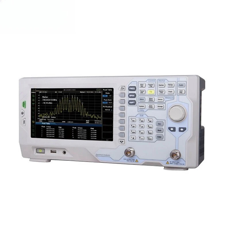 Spectrum analyzer, tracking source high definition display, portable spectrum analyzer