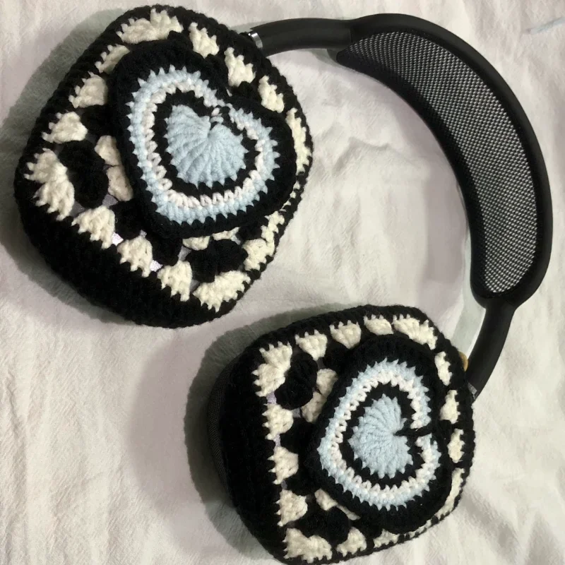 JENNIE Knitted Airpods Max Cases Cover Custom Handmade Plush Headphone Protective Case Bluetooth Earphone Decoration Accessories