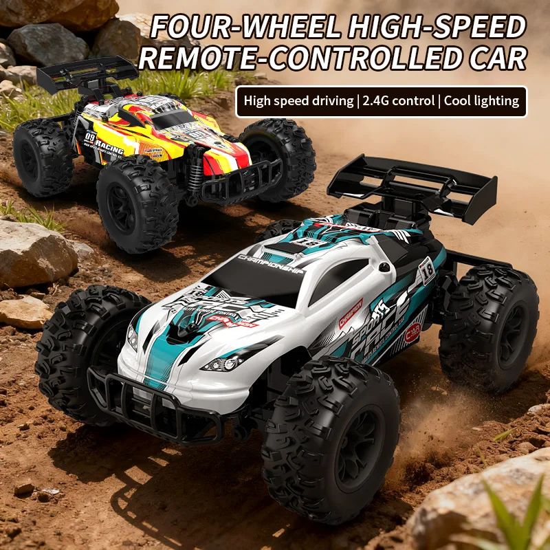 1:18 4WD High Speed Remote Control Off Road Car Toy 2.4G 15KM/H RC Vehicle Off-Road Remote-Controlled Monster Trucks Birth Gift