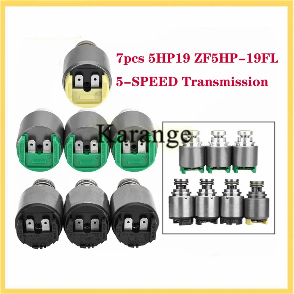 

High Quality 5HP19 ZF5HP19 Transmission Solenoid Valve Kit 01V927333C for BMW VW Audi Prosche 5 Speed 100% Adaptation