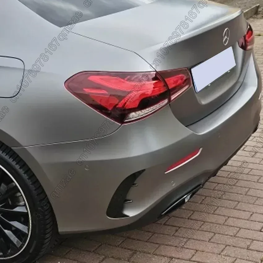 Rear Bumper Trim Cover Fender Flicks Canards Car Styling For Mercedes Benz A Class W177 Sedan A180 A200 A250 A35 AMG 2019-2023