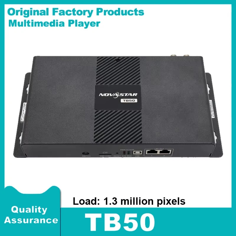 

Novastar TB50 полноцветная фотопанель, видеоплеер, Женская Цифровая вывеска, экран, дисплей пикселя, Wi-Fi, USB, HDMI порт, контроллер