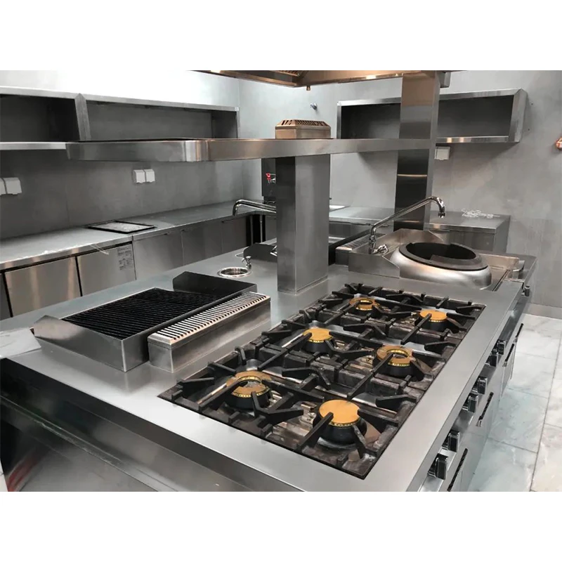 Hotel Buffet Catering Equipment Full Stainless Steel Restaurant Cooking Commercial Equipment
