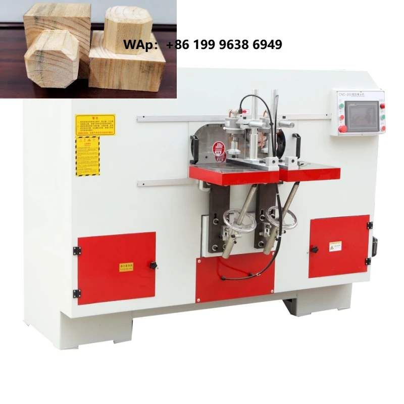 Mustang CNC-200 Automatic Woodworking CNC Tenon Machine Two Spindle High Productivity 6KW Motor Price