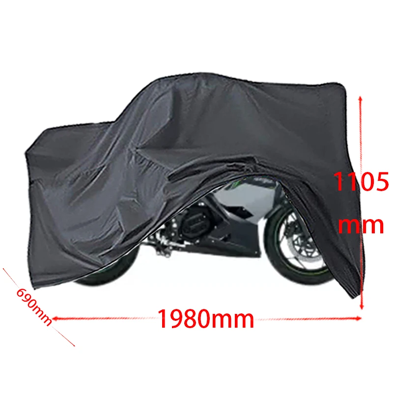 For KAWASAKI Ninja e-1 motorcycle cover Full car Sun protection dust no ear thickened Oxford cloth rain cover Motorcycle