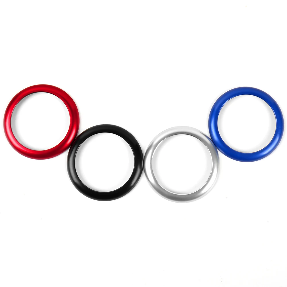 For Nissan Qashqai Juke X-Trail T32 Tiida Rogue Ceyes Alloy Car Interior Ignition Push Start Ring Cover Trim Car Accessories