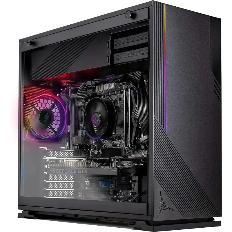 HOME-Azure Gaming PC Desktop - Core i3 10105F 37 GHz, NVIDIA GTX 1650, 500GB NVME SSD, 16GB DDR4 RAM 3200 camping