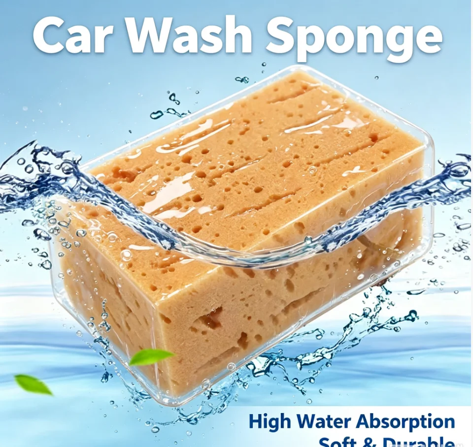 17*11*9 CM Car wash sponge block car motorcycle cleaning supplies large size Honeycomb sponge brush dusting car cleaning tool