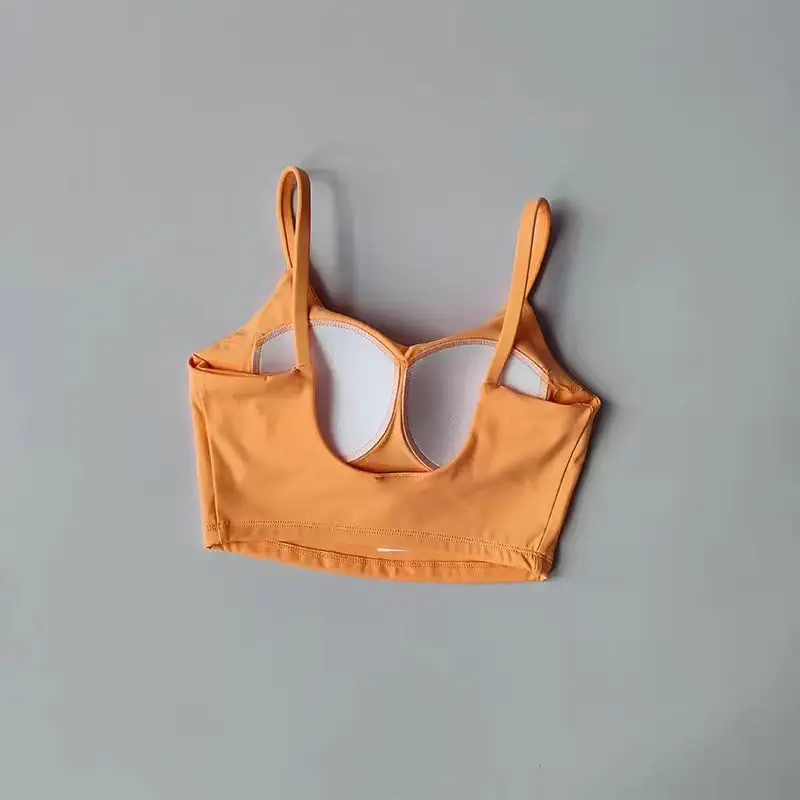 Soutien-gorge Push-Up respirant avec coussretours pour femme, sous-vêtements de sport, yoga, course à pied et fitness