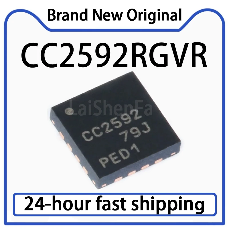 5PCS CC2592RGVR CC2592 Package QFN-16 2.4GHz Range Extender Wireless Transceiver Chip Original in Stock