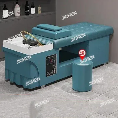 

Korean Shampoo Basin Head Spa Hairdressing Lying Smart Water Circulation Shampooing Washbasin Durable Cadeira Hotel Furniture