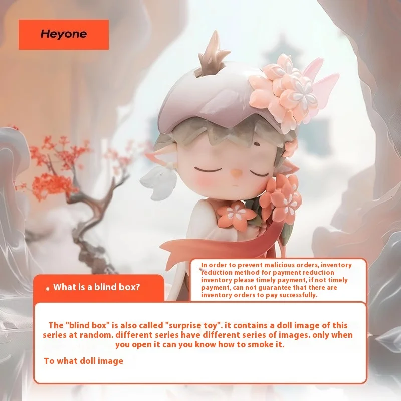 

Authentic Mimi Fenghualu Blind Box New Chinese Style Handmade Cute Girl Doll Trendy Desktop Ornament Birthday Gift Gifts Toy Toy