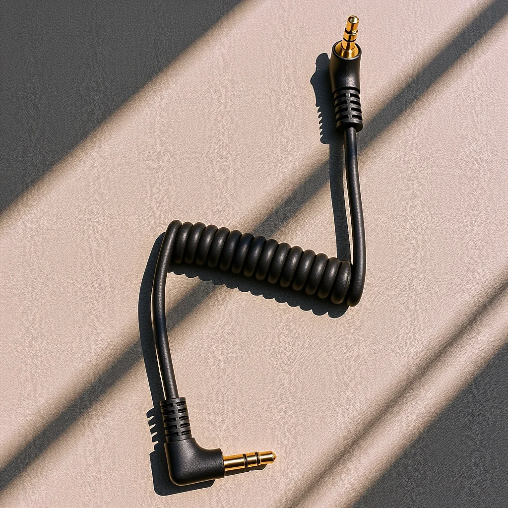 

3.5Mm Jack Elbow Male To Male Stereo Audio Cable For Car Speaker Headset Music Extension Zero