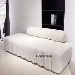 French Creative Shoe-changing Stool Household Sofa Stools Light Luxury High-end Sense Living Room Furniture Entrance Ottomans