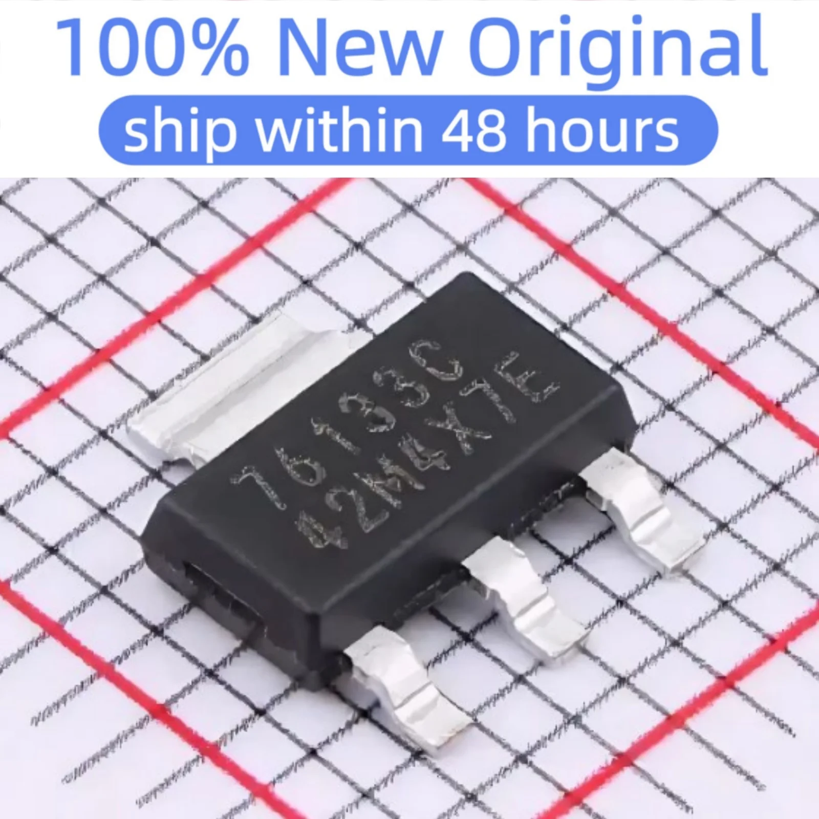 (10-500PCS)TLV76133DCYR 100% New original SOT-223 100% New original