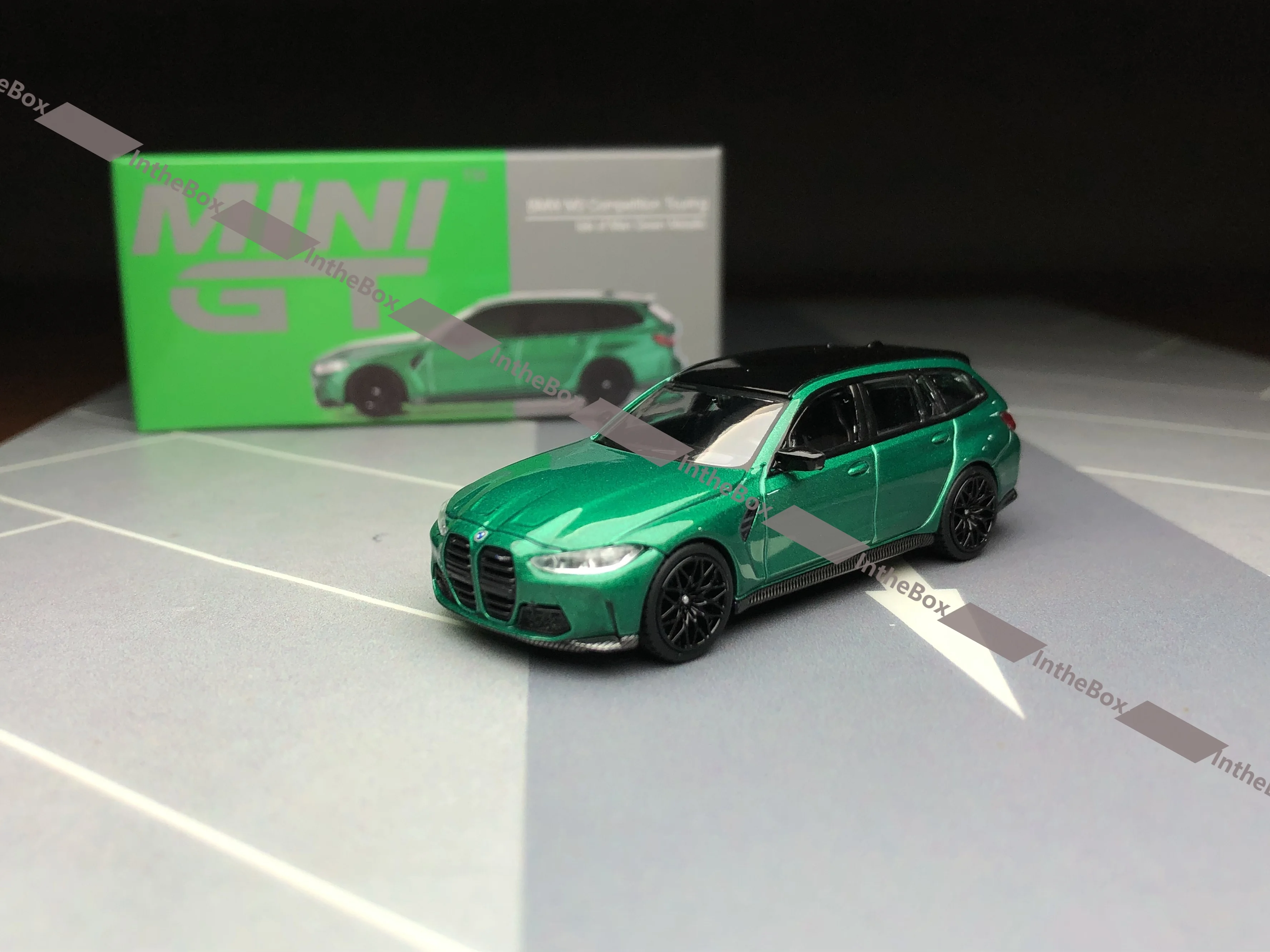 Mini GT M3 Competition Touring Isle Green #764 ~ 1/64 NEW Car Collection Limited Editon Hobby Toys