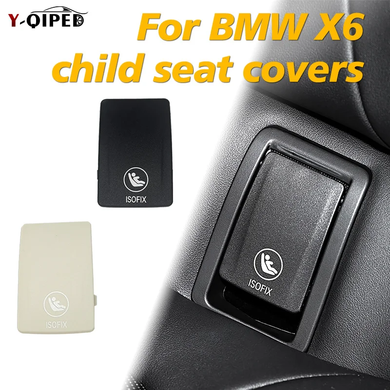 For BMW X6 G06 2020-24 Car Rear Child Seat Anchor Safety Cover Hook Child Safety Restraint Fixing ISOFIX 52207939540 52207948756