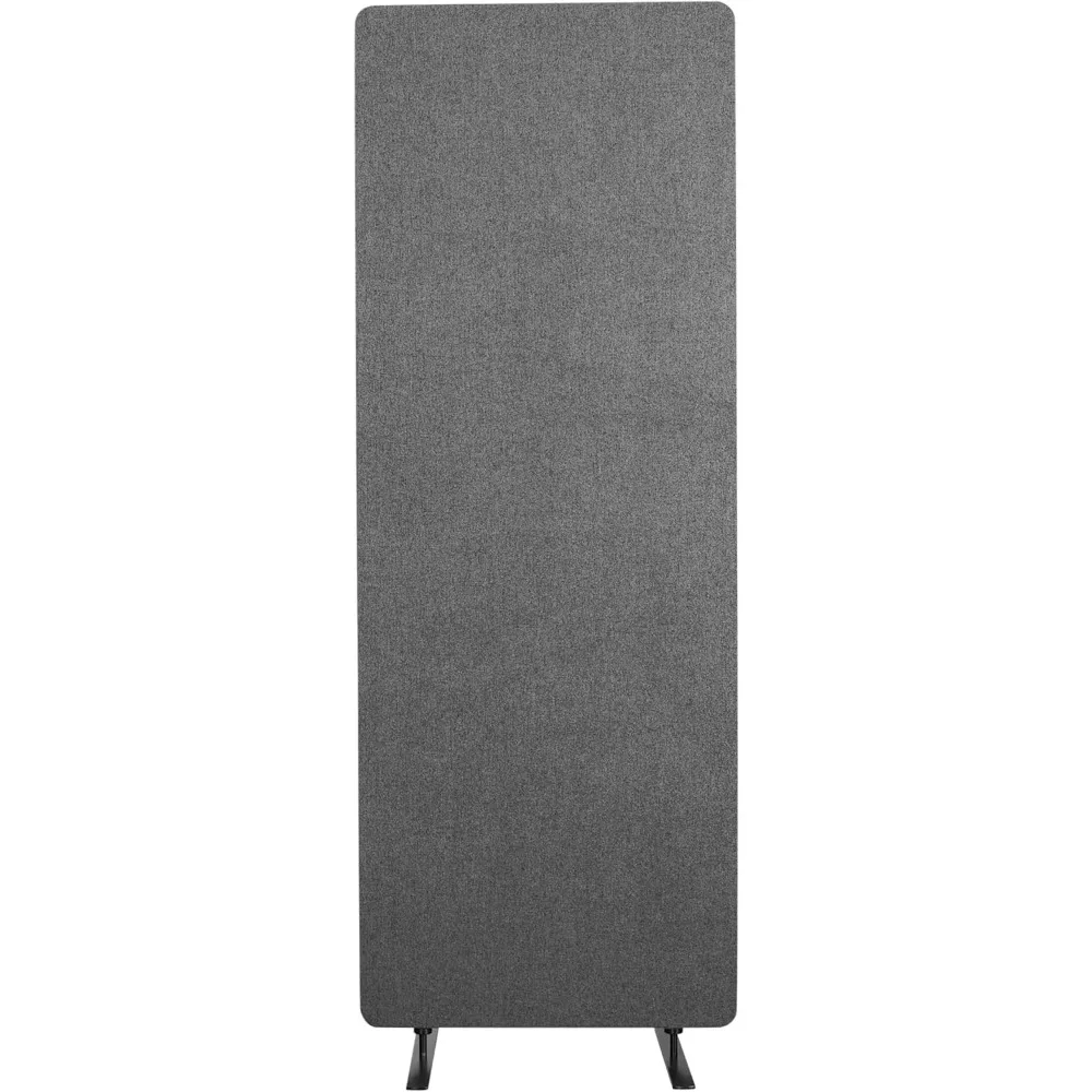 Freestanding Noise Reducing Acoustic Room Wall Divider Office Partition  (Ash Gray, 23.6