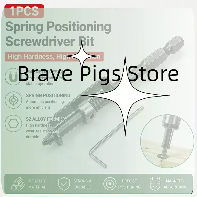 Carbon Steel Hinge Drill Bit With Positioning Spring Hex Wrench For Woodworking Cabinet Door Installation