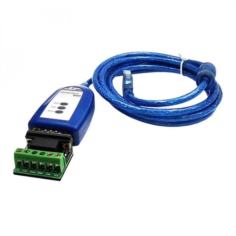 

USB to 485/422 Serial Cable Anti-interference RS485 to USB Communication Serial Converter Cable ESD/Short-circuit Protection